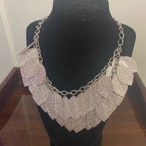 Silver Leaves Necklace